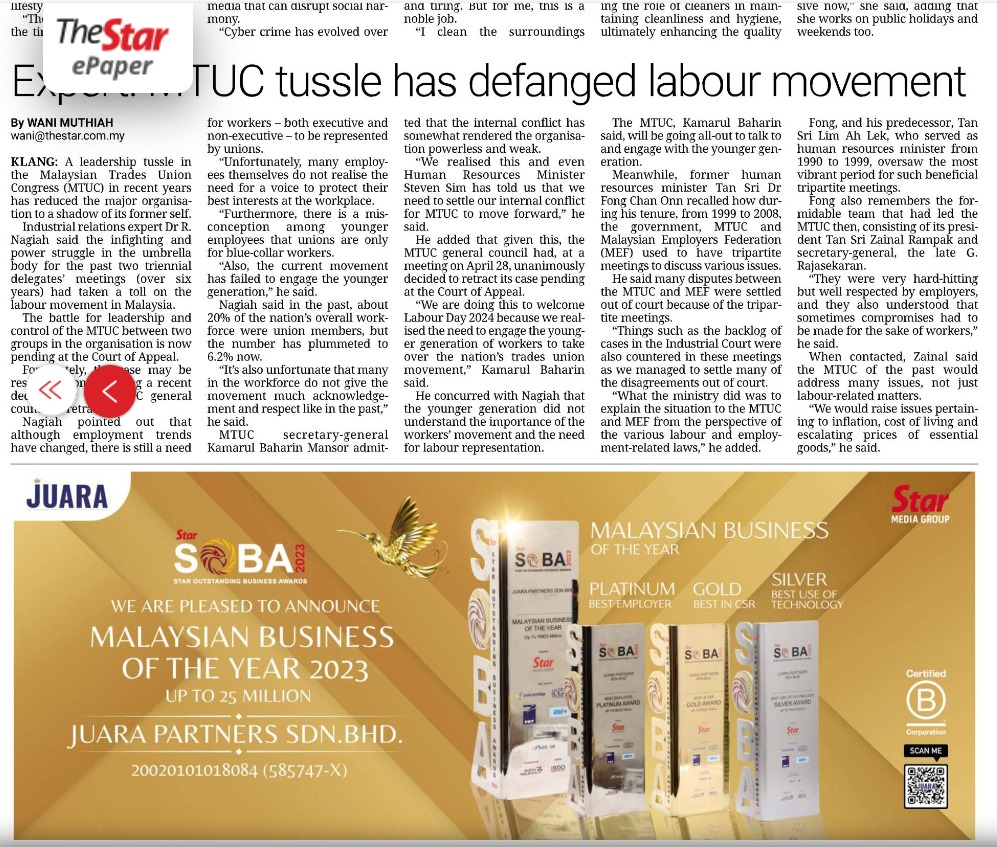 Source: The Star, 5 May 2024