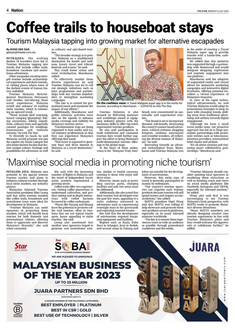 Source: The Star, 8th July 2024